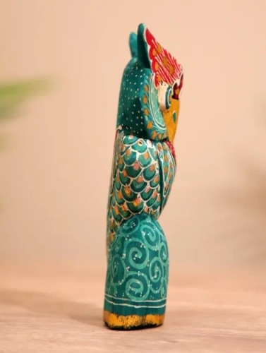 Сувенир филин дерево 15см 7779821